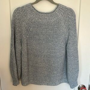 Gap Knit Sweater - Blue Marled - Size Medium